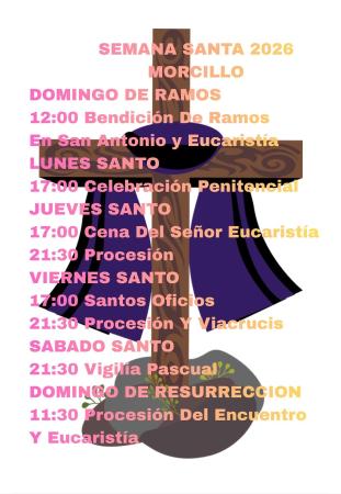 Imagen PROGRAMACIÓN SEMANA SANTA 2026